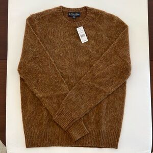 Brooks Brothers - Brushed Wool Raglan Crewneck Sweater - sz M - Color: Rust NWT
